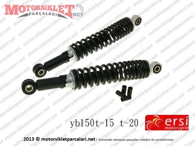 Ersi Motor YB150T-15 T-20 Arka Amartisör Takımı Siyah